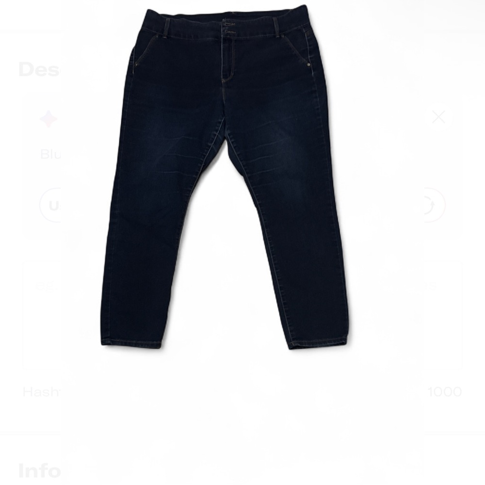 d. jeans Blue Ankle Cropped Jeans